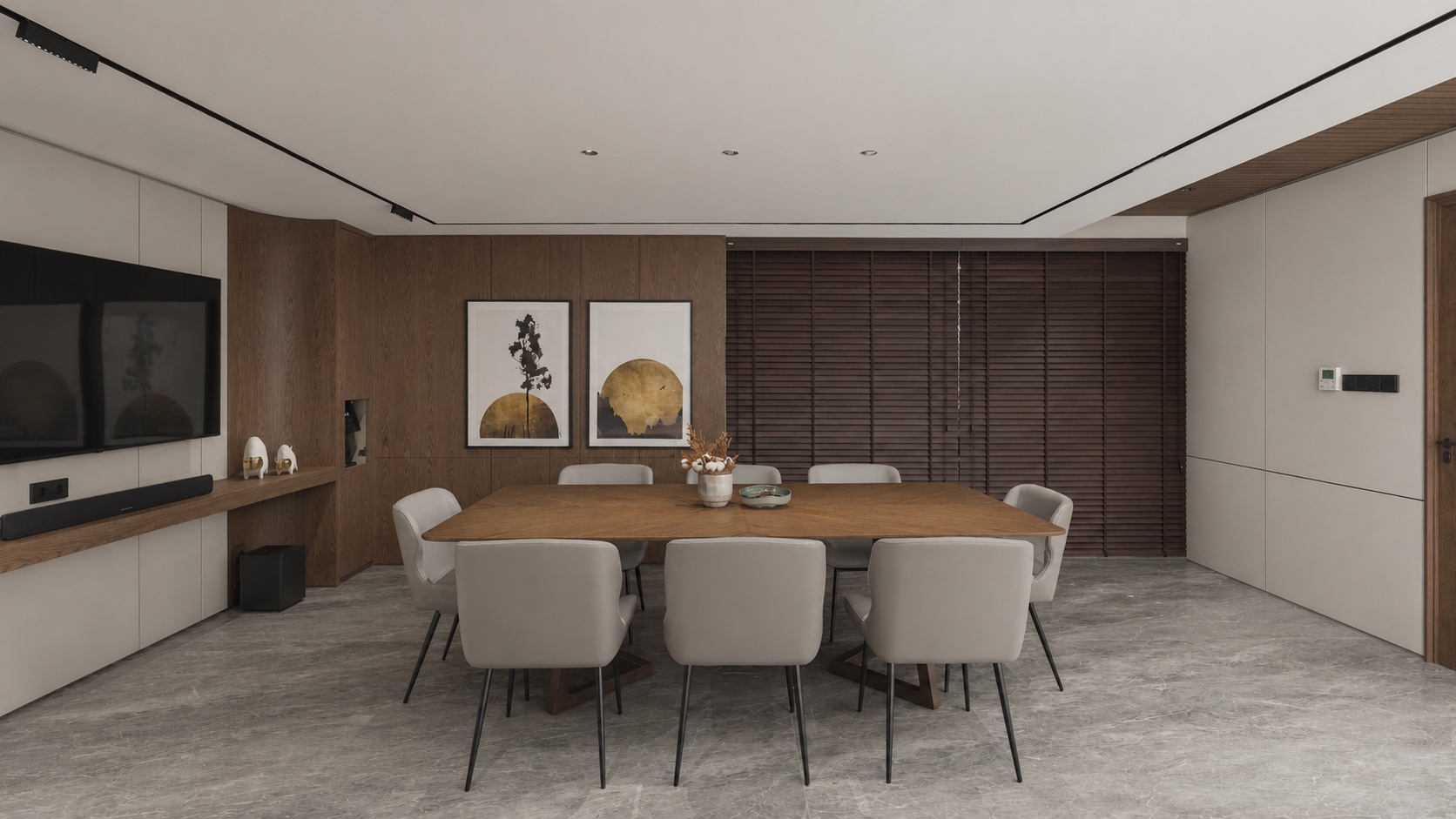 Dining Room, before Elca lighting